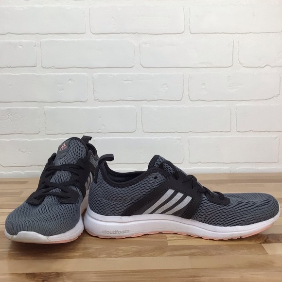 Adidas ortholite cloudfoam running shoes blue black grey pink lightweight size 7 - Picture 6 of 15